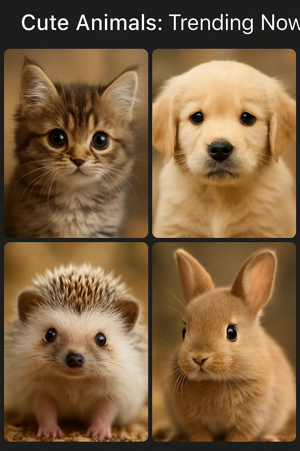 Cute Animals: Trending Now
