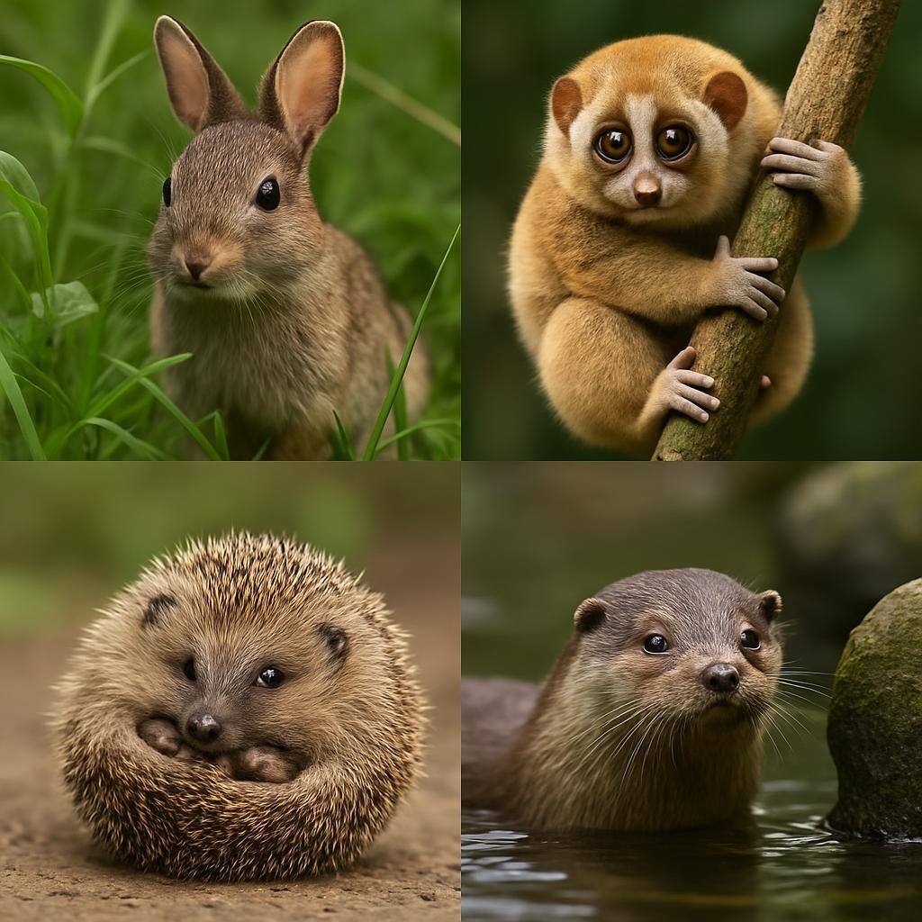 How Cute Animals Survive in the Wild: Beauty Meets Brains