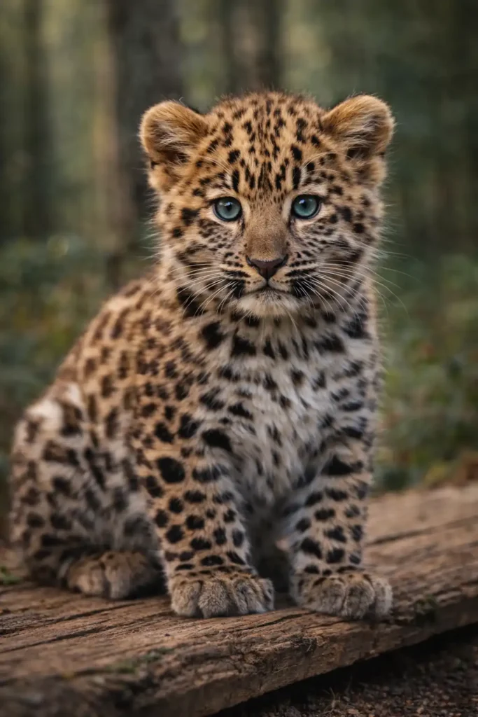 Amur Leopard Cub – Twycross Zoo